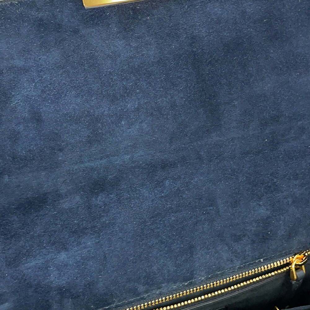 CHRISTIAN DIOR Blue Leather Shoulder Bag - Picture 9 of 15